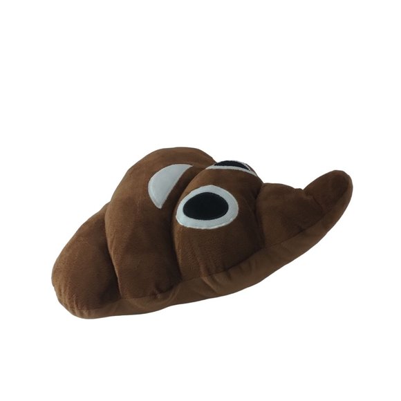 Smiling Poop Emoji Emoticon Stuffed Plush Animal Toy Pillow 12” - Picture 4 of 6